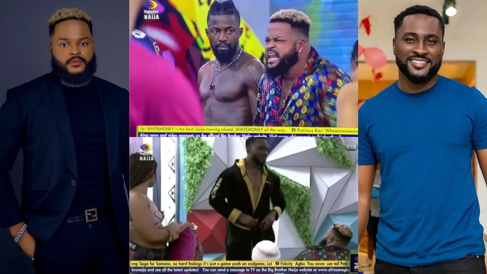 BBNaija 2021: Try this to me outside the house &amp; I will beat you to de*th - White  Money tells Pere during their clash last night (Video) | Lucipost